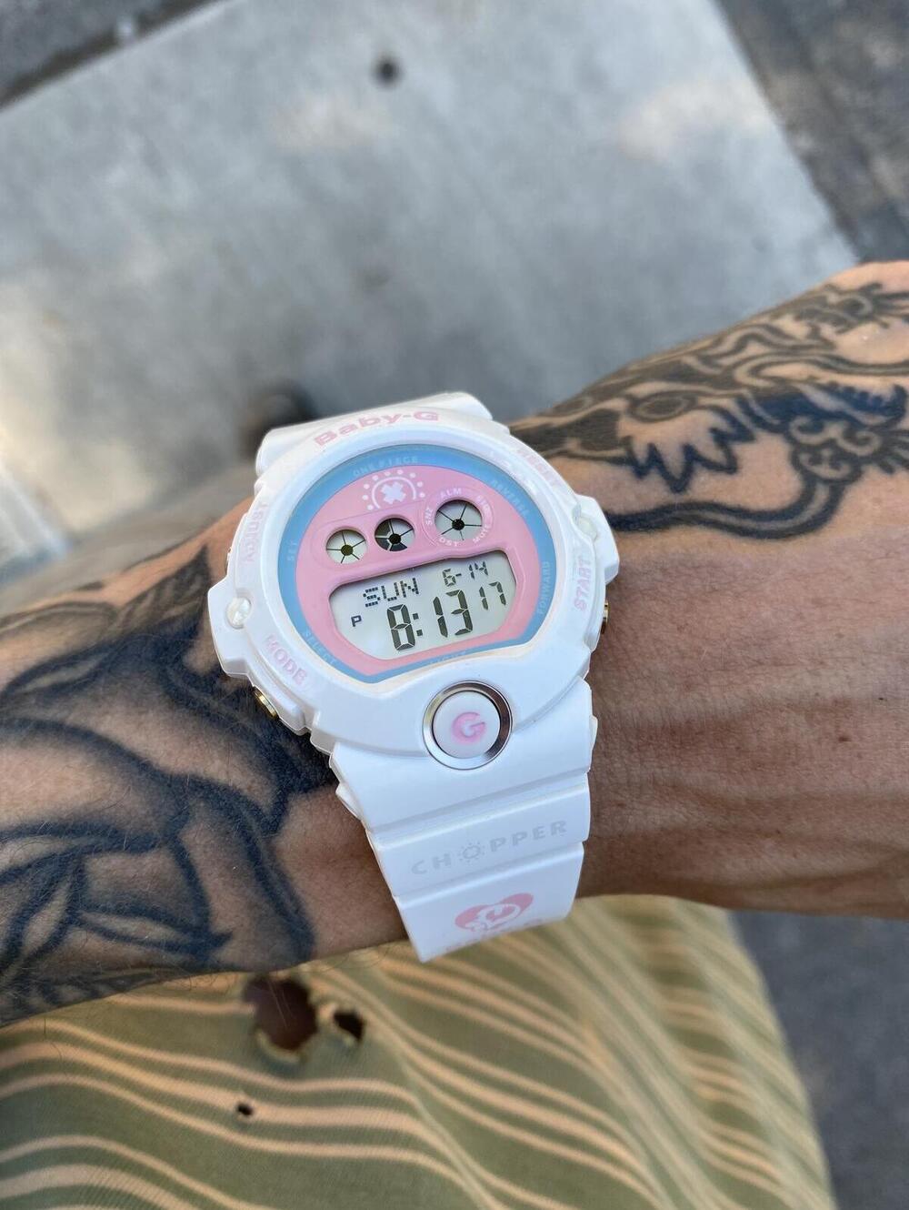 2012 G Shock Baby G One Piece Watch Anime used with box